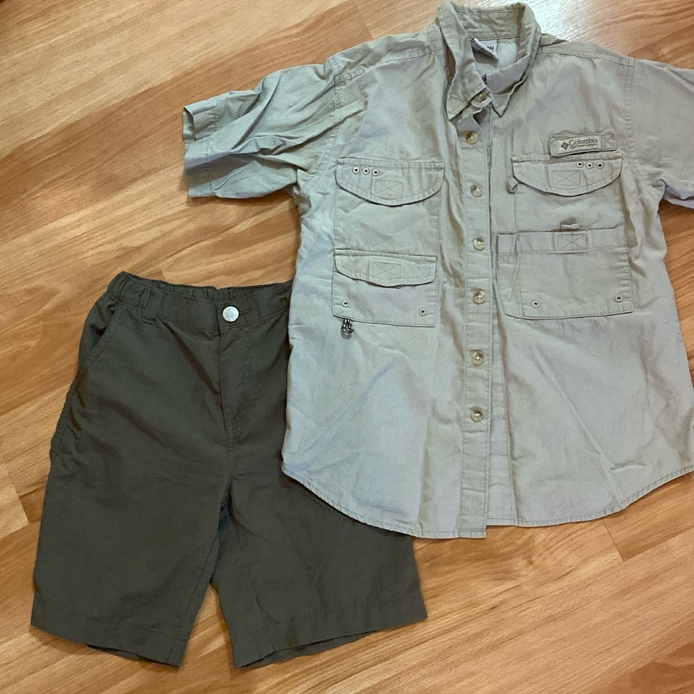 Reel Legends and Columbia Fishing apparel for boy size 6/XS